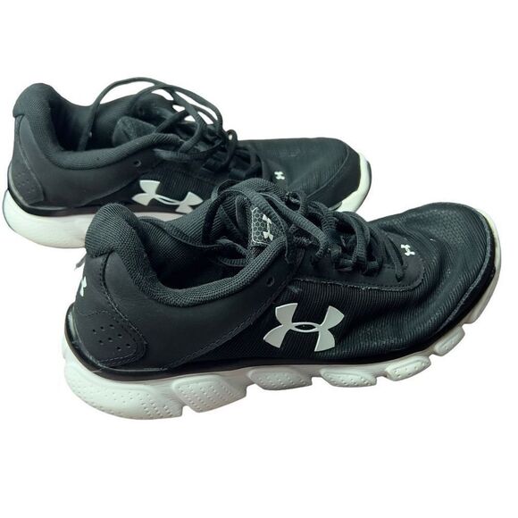 Under Armour Micro G Assert Womens Sz8 Black Mesh running shoes - Picture 4 of 8